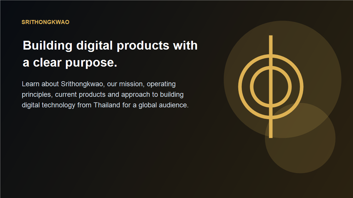 Building digital products with a clear purpose.