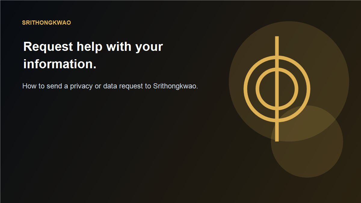 Request help with your information.
