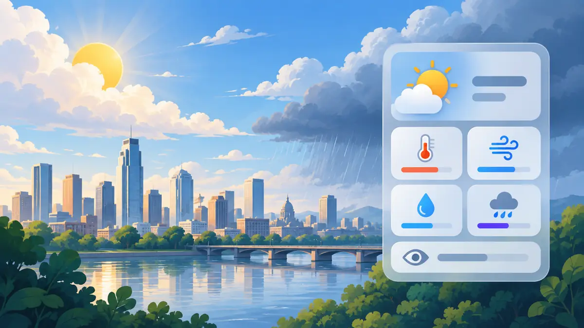 Current weather conditions: what each value means