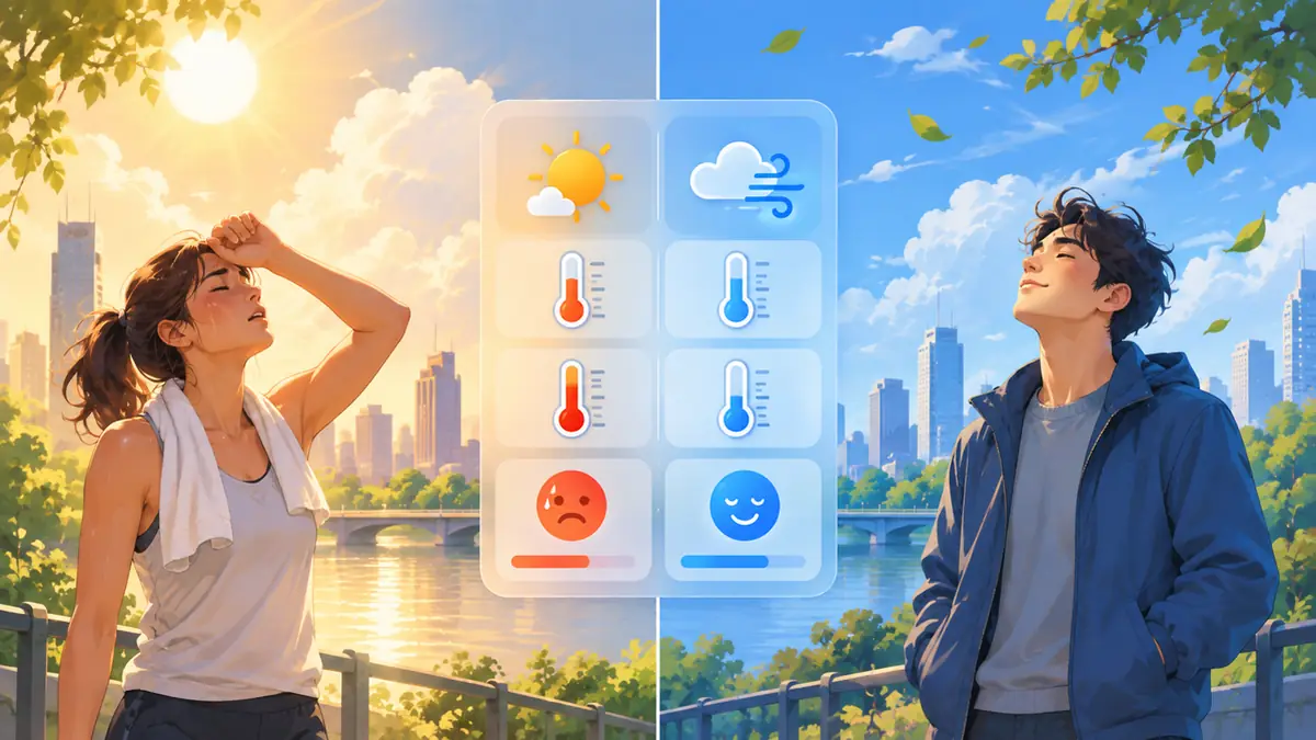 Feels-like temperature: what the estimate is trying to tell you