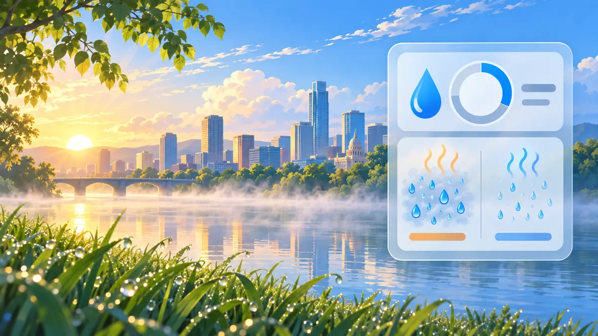 Relative humidity: what the percentage actually means
