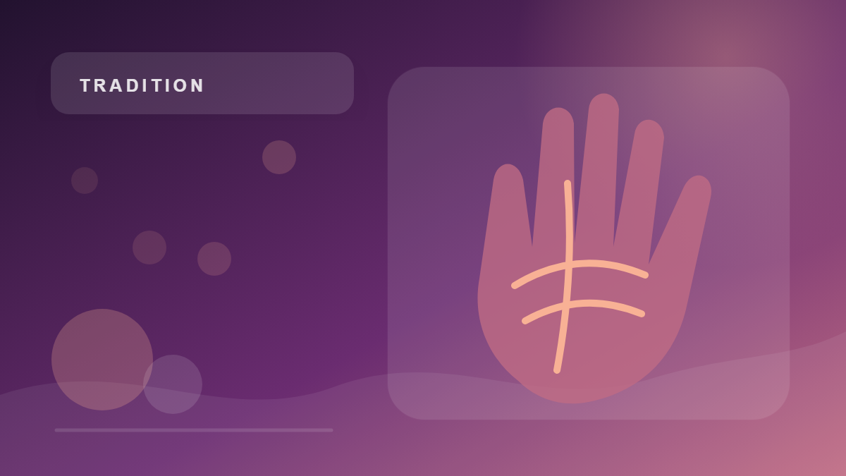 Comparing left and right palms in a belief-based reading