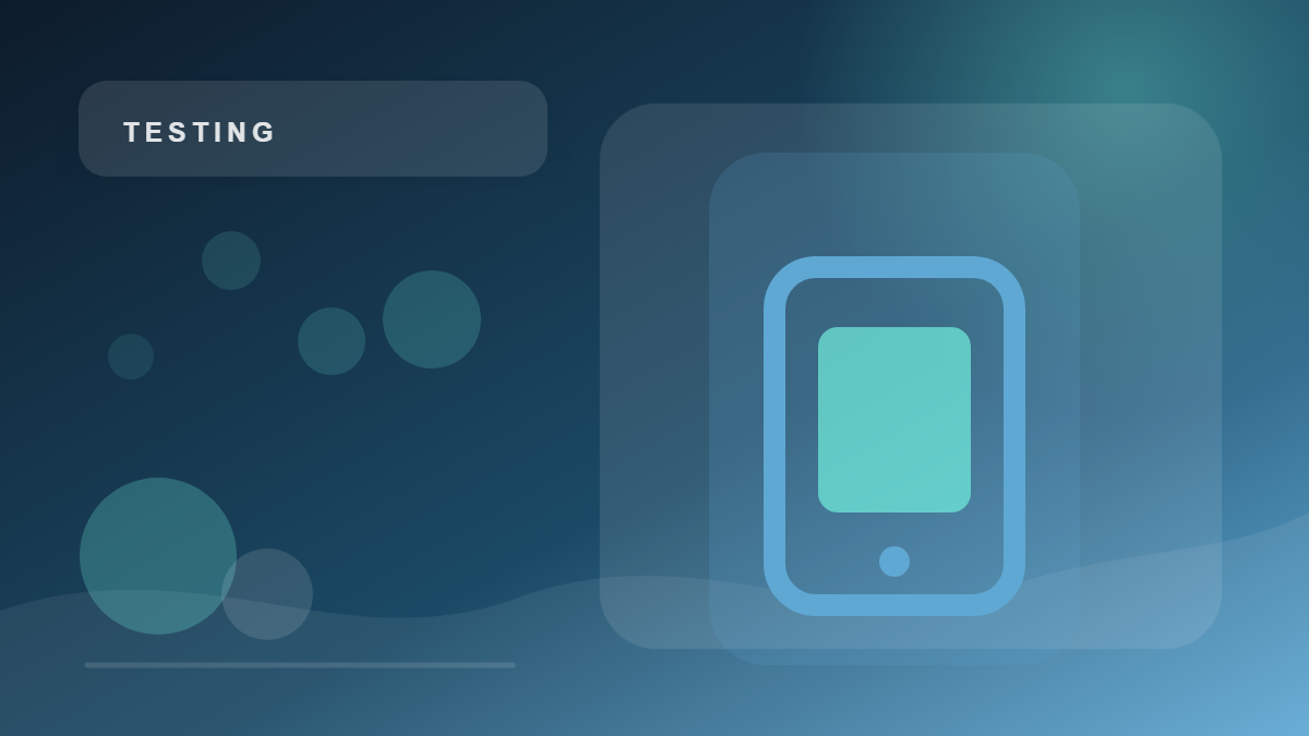 Testing login and account flows