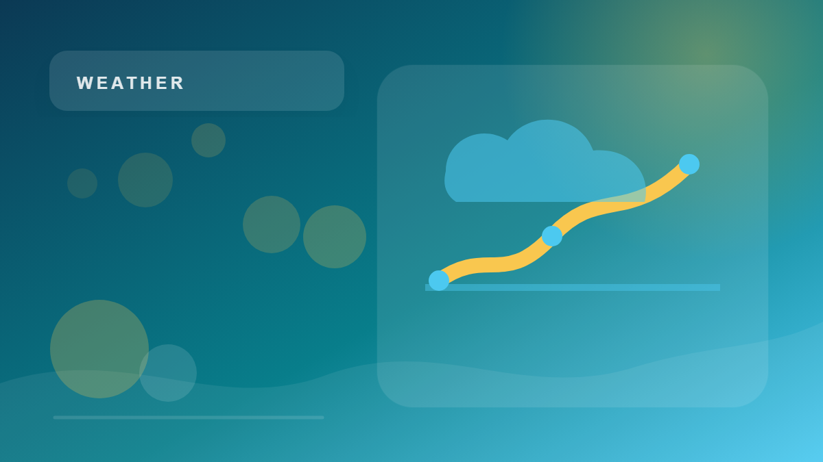 Hourly weather forecasts: how to read the trend
