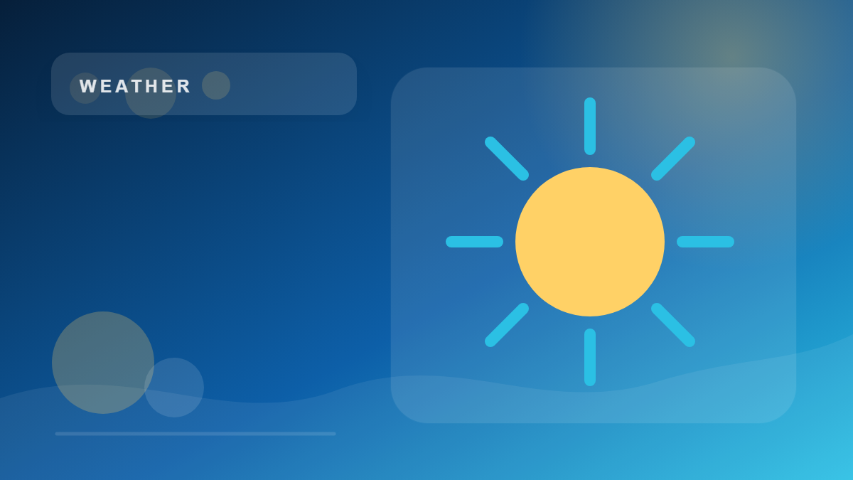 Sunrise and sunset times: useful context for weather and daily planning