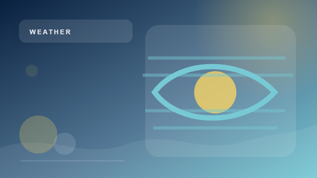 Weather visibility: what the distance can tell drivers and travellers